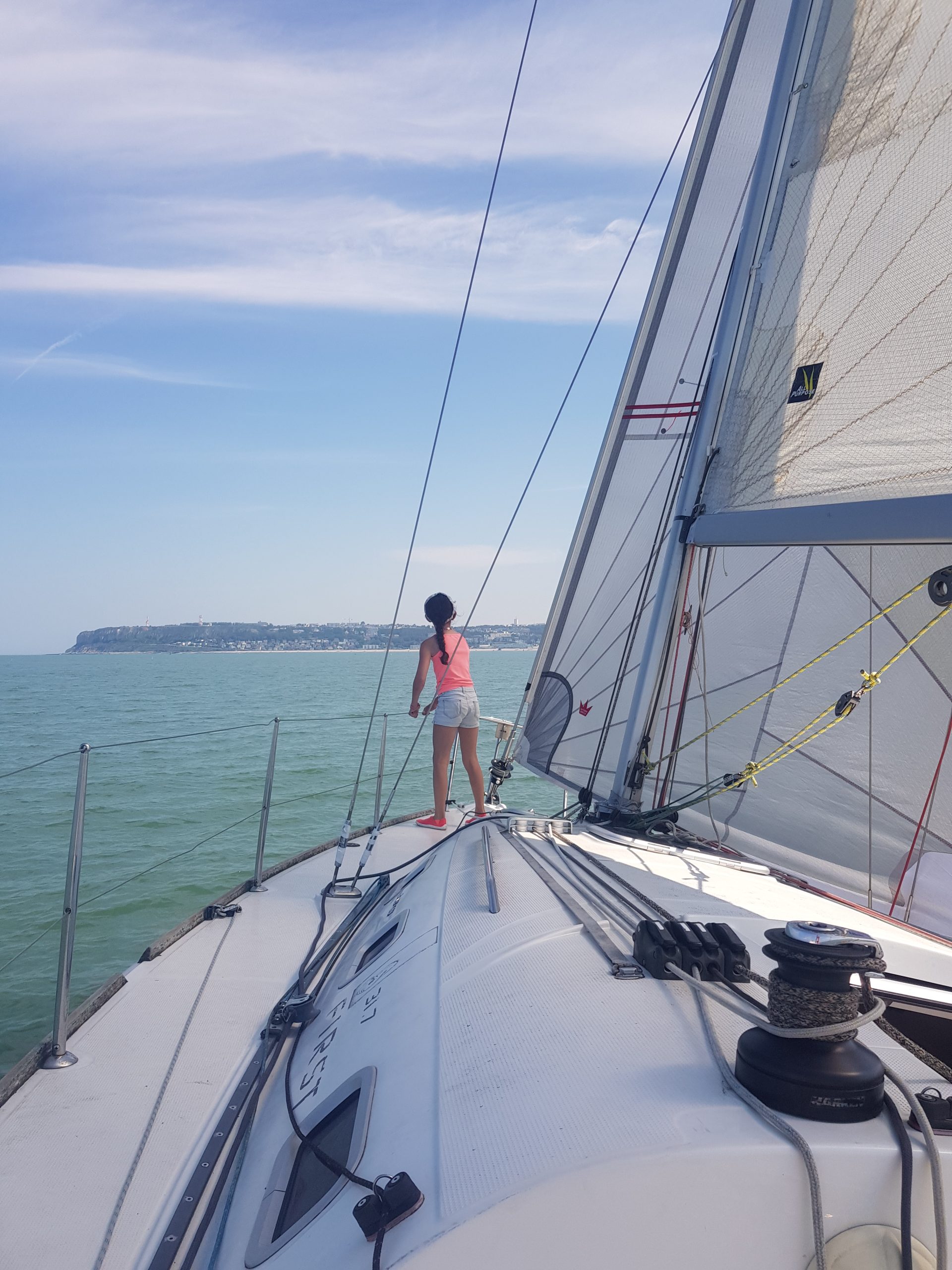 Voile en baie de Seine